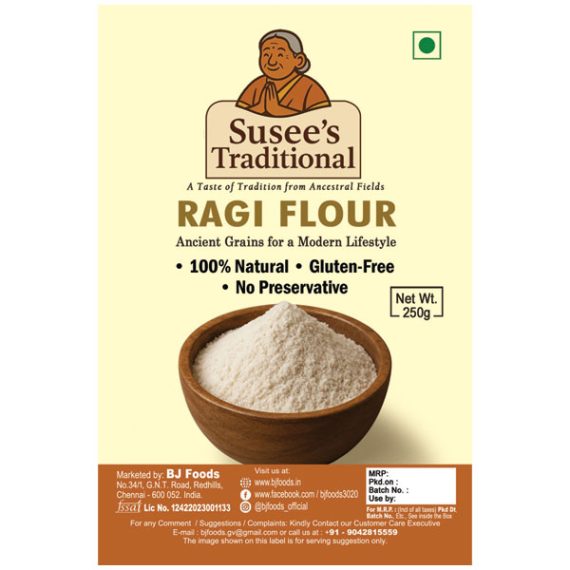 Susee's Finger Millet Flour 250g